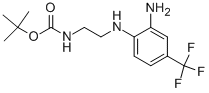 Tert-butyl n-{2-[2-amino-4-(trifluoromethyl)anilino]ethyl}carbamate Structure,215655-42-8Structure