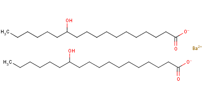 Barium(+2) 12-hydroxyoctadecanoate Structure,21598-22-1Structure