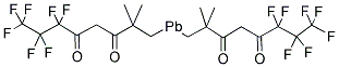 Lead ii 6,6,7,7,8,8,8-heptafluoro-2,2-dimethyl-3,5-octanedionate Structure,21600-78-2Structure