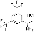 (S)-1-[3,5-雙(三氟甲基)苯基]乙胺鹽酸鹽結(jié)構(gòu)式_216002-19-6結(jié)構(gòu)式