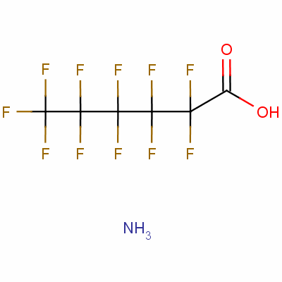 Ammonium undecafluorohexanoate Structure,21615-47-4Structure