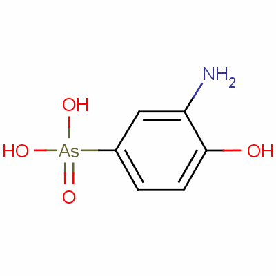 Arsonic acid,as-(3-amino-4-hydroxyphenyl)- Structure,2163-77-1Structure