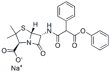 Carfecillin Sodium Structure,21649-57-0Structure