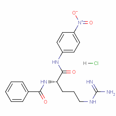 鹽酸-NA-苯甲酰-1-精氨酸酰-4-硝基苯胺結(jié)構(gòu)式_21653-40-7結(jié)構(gòu)式