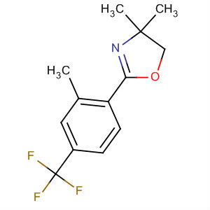 4,5-Dihydro-4,4-dimethyl-2-[2-methyl-4-[trifluoromethyl]phenyl]oxazole Structure,216658-51-4Structure