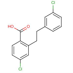 4-Chloro-2-[2-[3-chlorophenyl]ethyl]benzoic acid Structure,216658-86-5Structure