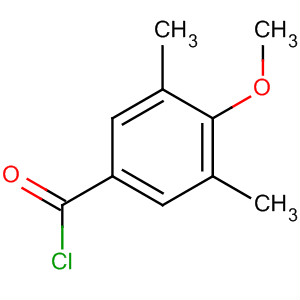 4-Methoxy-3,5-dimethylbenzoyl chloride Structure,21668-34-8Structure