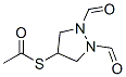 4-(Acetylthio)-1,2-diformyl pyrazolidine Structure,216854-55-6Structure