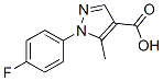 1-(4-Fluorophenyl)-5-methyl-1H-pyrazole-4-carboxylic acid Structure,217073-76-2Structure