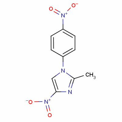 1-(4-Nitrophenyl)-2-methyl-4-nitroimidazole Structure,21721-92-6Structure