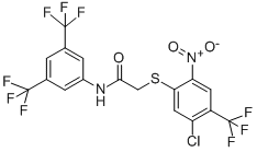 N1-[3,5-di(trifluoromethyl)phenyl]-2-([5-chloro-2-nitro-4-(trifluoromethyl)phenyl]thio)acetamide Structure,217490-29-4Structure