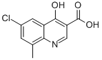 6-Chloro-4-hydroxy-8-methylquinoline-3-carboxylicacid Structure,218156-60-6Structure