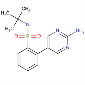 2-(2-Aminopyrimidin-5-yl)-n-tert-butylbenzenesulfonamide Structure,218302-19-3Structure