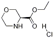 嗎啉-3-羧酸-(S)-乙酯鹽酸鹽結(jié)構(gòu)式_218594-84-4結(jié)構(gòu)式