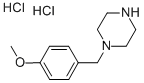 1-(4-Methoxy-benzyl)-piperazine dihydrochloride Structure,21868-01-9Structure