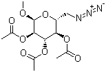 Methyl 6-azido-6-deoxy-2,3,4-triacetate-alpha-D-glucopyranoside Structure,21893-05-0Structure