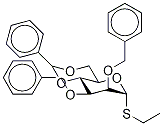 Ethyl 2,3-di-o-benzyl-4,6-o-benzylidene-1-deoxy-1-thio-alpha-d-mannopyranoside Structure,218937-71-4Structure