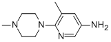 5-Methyl-6-(4-methyl-1-piperazinyl)-3-pyridinamine Structure,219132-85-1Structure