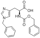 Cbz-his(bzl)-oh Structure,21929-66-8Structure