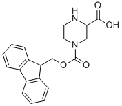 4-Fmoc-piperazine-2-carboxylic acid Structure,219312-90-0Structure