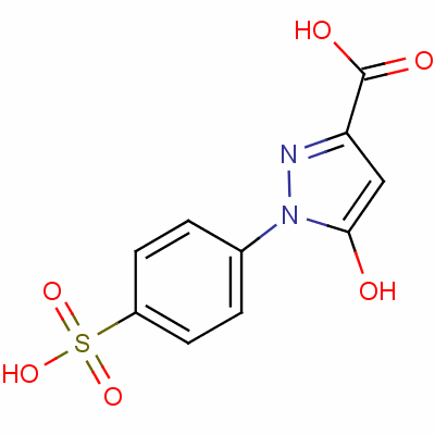 5-Hydroxy-1-(4-sulfophenyl)pyrazole-3-carboxylic acid Structure,21951-33-7Structure