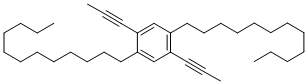 2,5-Didodecyl-1,4-di-1-propynylbenzene Structure,219628-01-0Structure