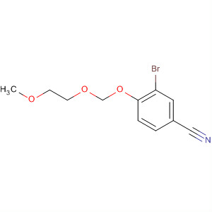 3-Bromo-4-((2-methoxyethoxy)methoxy)benzonitrile Structure,219671-91-7Structure