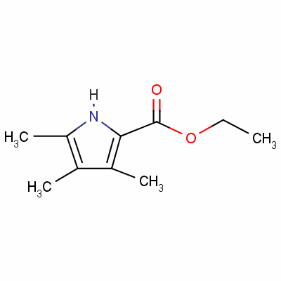 3,4,5-三甲基吡咯-2-甲基乙酯結(jié)構(gòu)式_2199-46-4結(jié)構(gòu)式