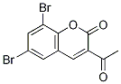 6,8-Dibromo-3-acetylcoumarin Structure,2199-92-0Structure