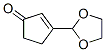 2-Cyclopenten-1-one, 3-(1,3-dioxolan-2-yl)- Structure,220077-18-9Structure