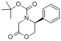 (5S)-n-(叔丁氧基羰基)-3,4,5,6-四氫-5-苯基-4(h)-1,4-噁嗪-2-酮結(jié)構(gòu)式_220077-24-7結(jié)構(gòu)式