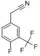 3-Trifluoromethyl-4-fluorobenzyl cyanide Structure,220239-65-6Structure