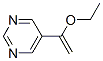 Pyrimidine, 5-(1-ethoxyethenyl)- (9ci) Structure,220270-39-3Structure