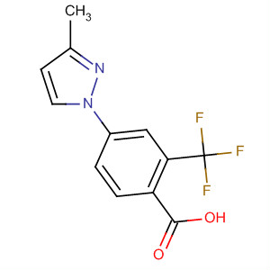 4-(3-Methyl-1h-pyrazol-1-yl)-2-trifluoromethylbenzoic acid Structure,220462-01-1Structure