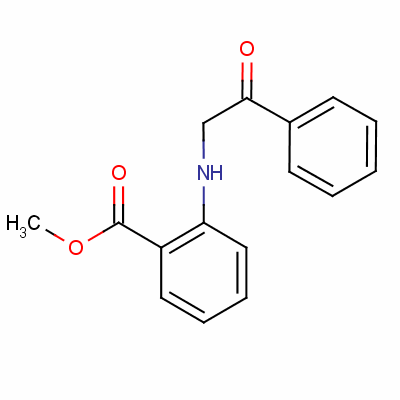 Benzoic acid, 2-[(2-oxo-2-phenylethyl)amino]-, methyl ester Structure,22078-96-2Structure