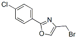 4-Bromomethyl-2-(4-chloro-phenyl)-oxazole Structure,22087-23-6Structure