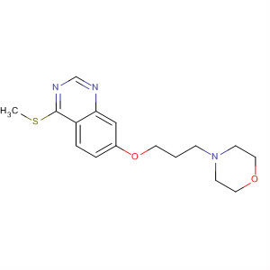 4-Methylsulphanyl-7-(3-morpholinopropoxy)quinazoline Structure,220896-09-3Structure