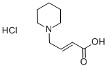 2-Butenoic acid, 4-(1-piperidinyl)-, hydrochloride Structure,221128-49-0Structure