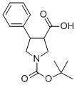 1-[(Tert-butyl)oxycarbonyl]-4-phenylpyrroline-3-carboxylic acid Structure,221142-28-5Structure