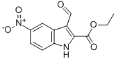 3-Formyl-5-nitro-1h-indole-2-carboxylic acid ethyl ester Structure,22120-89-4Structure