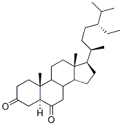 豆甾烷-3,6-二酮結(jié)構(gòu)式_22149-69-5結(jié)構(gòu)式