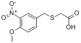 4-Methoxy-3-nitrobenzylthioacetic acid Structure,22216-44-0Structure