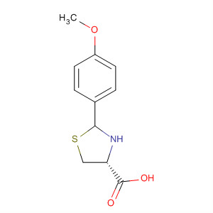 (4R)-2-(4-methoxyphenyl)thiazolidine-4-carboxylic acid Structure,222404-25-3Structure