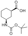 Cis-3-(Boc-amino)cyclohexanecarboxylic acid Structure,222530-33-8Structure