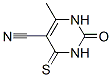 6-Methyl-2-oxo-4-thioxo-1,2,3,4-tetrahydropyrimidine-5-carbonitrile Structure,2228-22-0Structure