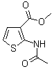 2-(Acetylamino)-3-thiophenecarboxylicacidmethylester Structure,22288-81-9Structure