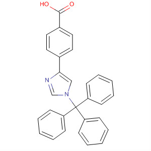 4-[1-Triphenylmethylimidazol-4(5)-yl]benzoic acid Structure,222986-63-2Structure