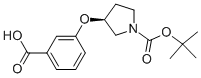 (S)-1-boc-3-(3-羧基-苯氧基)-吡咯烷結(jié)構(gòu)式_222987-13-5結(jié)構(gòu)式