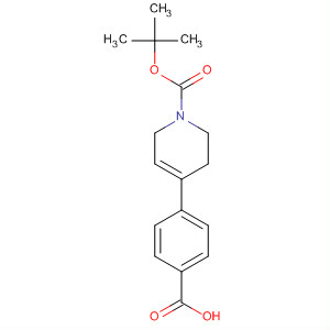 4-(1-Tert-butoxycarbonyl-1,2,3,6-tetrahydropyridin-4-yl)benzoic acid Structure,222987-62-4Structure