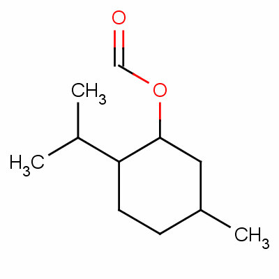 甲酸薄荷酯結(jié)構(gòu)式_2230-90-2結(jié)構(gòu)式